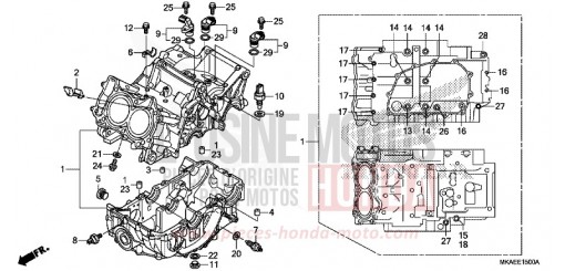 CARTER MOTEUR NC750DJ de 2018
